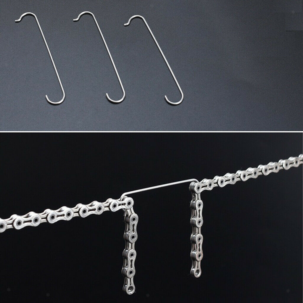 3pcs Bike Chain Hook Hanger Bicycle Chain Repairing Tool Missing Link Kit