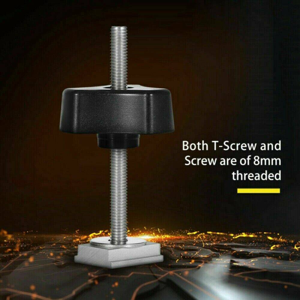 T-track T-slot Miter Track Jig Fixture Aluminium Alloy Woodworking Tool Kits