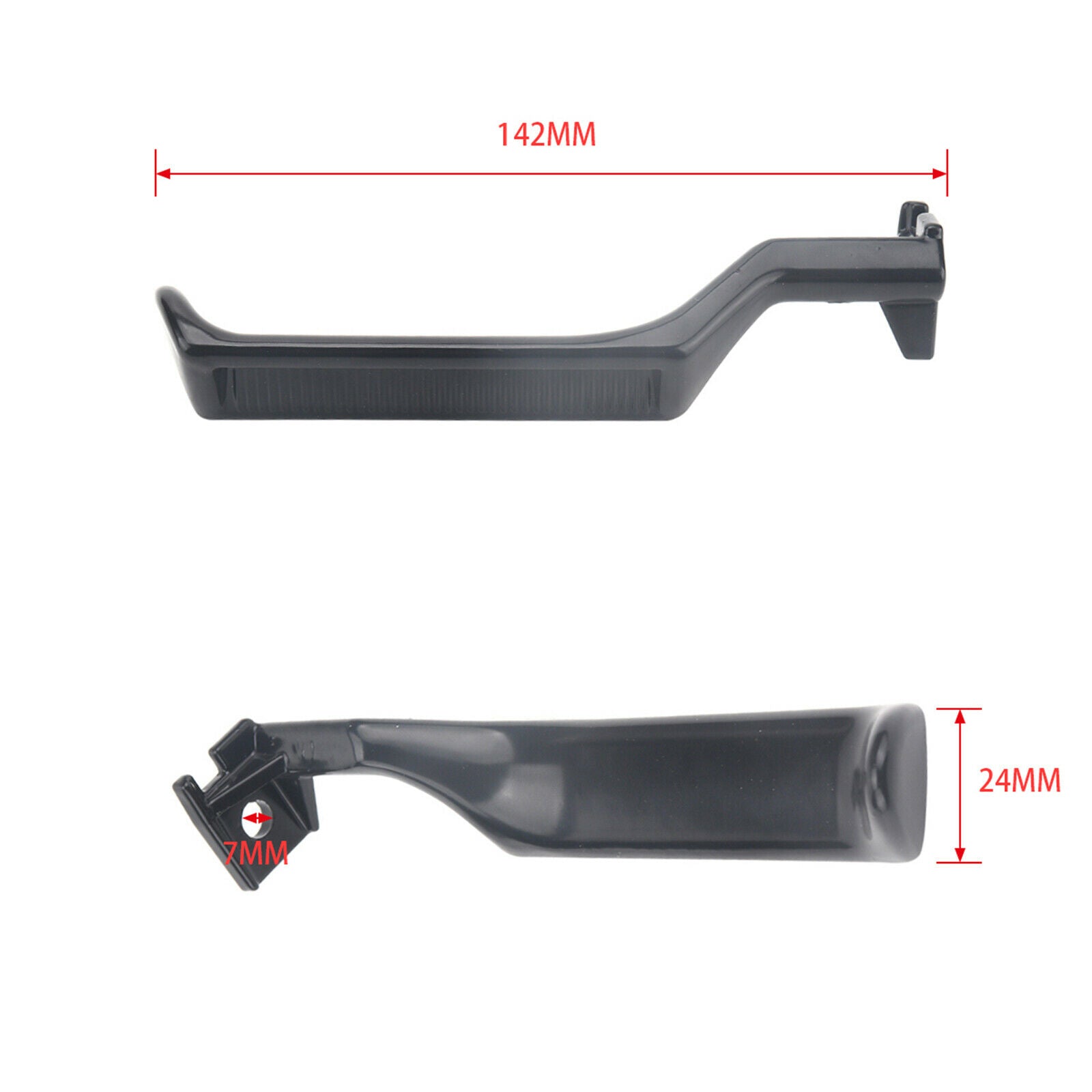 2Pcs Interior Door Handle All Metal for Ford 1987-96 F150 E7TZ1522601A