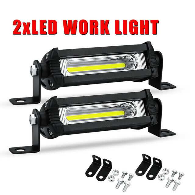 Led Work Lights Tractors Trucks 12v 24v COB 4 Inch Headlight  Driving Fog Lights