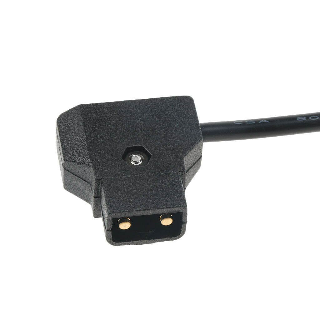 For BMPCC 4K Power Cable Coiled, Battery Pack DC Coupler Cord 5.5x2.5mm + D-tap