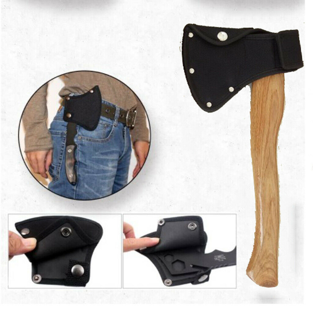 Oxford Cloth Axe Blade Hunting Cover Black for Ax Camping Outdoor 16.5x11cm