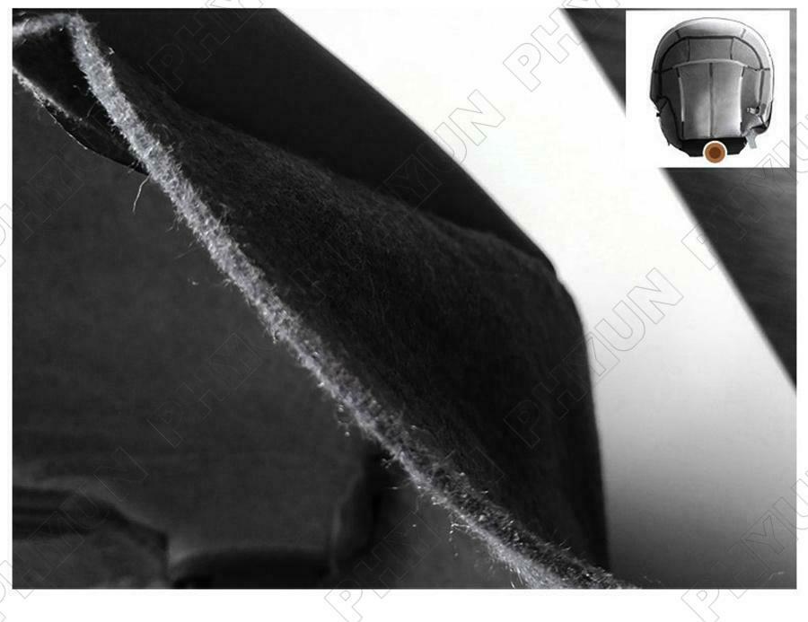 Black PU Leather Car Front Left Bottom Seat Cover For Chevy Silverado 1999-2002