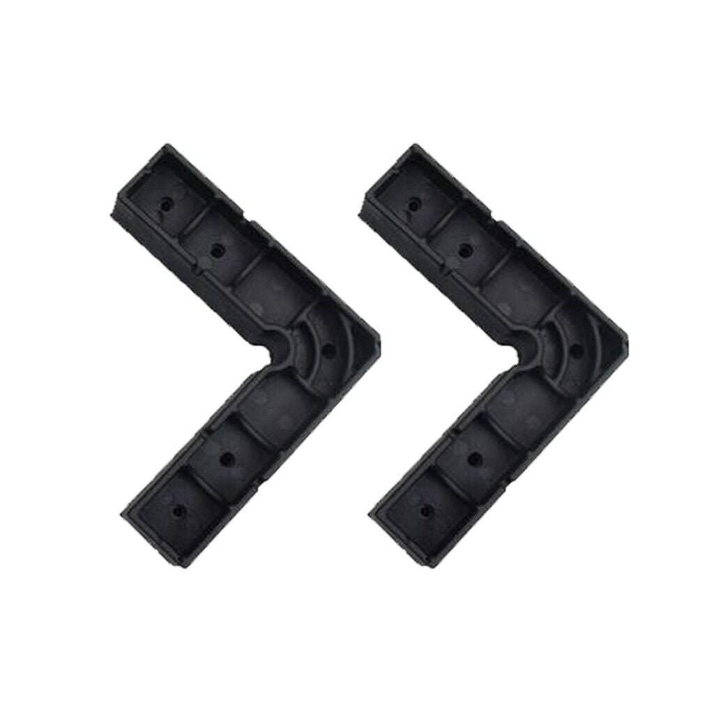 2pcs 90 Deg L-Shape Square Right Angle Clamps Corner Clamping Ruler Plastic
