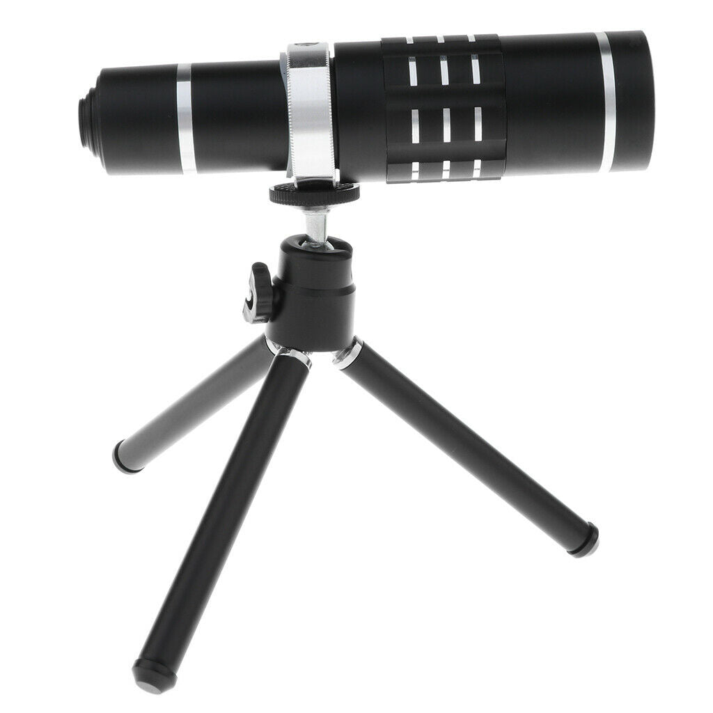Phone Lens 18X Zoom HD Telephoto Lens with Tripod for Phones black