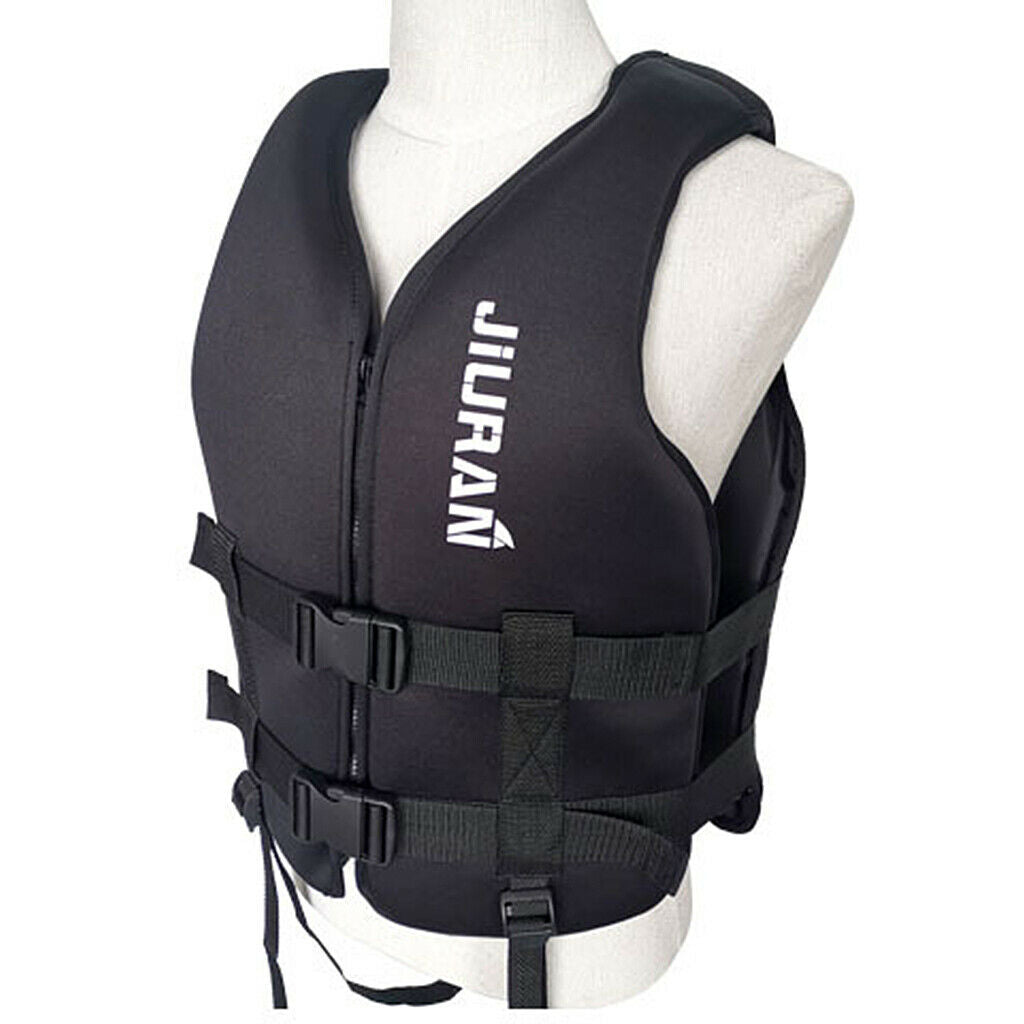2 Pieces Life Jacket Premium Life Vest Aid Wakeboard Rescuring Emergency
