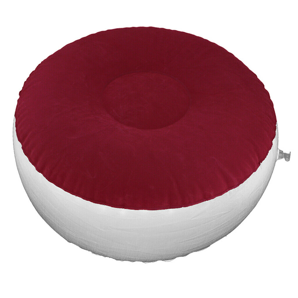 2 Pieces Inflatable Stool Ottoman Camping Leisure Air