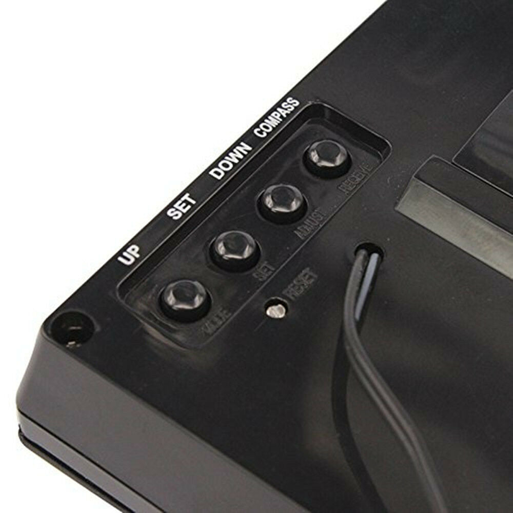 Car Electronic Compass Clock Thermometer Calendar Blue Backlight Digital Display