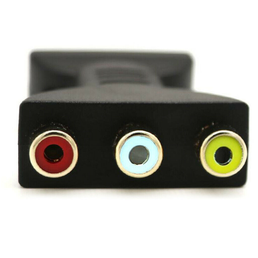 To RCA Converter Adapter, Connector to 3RCA Video Audio AV