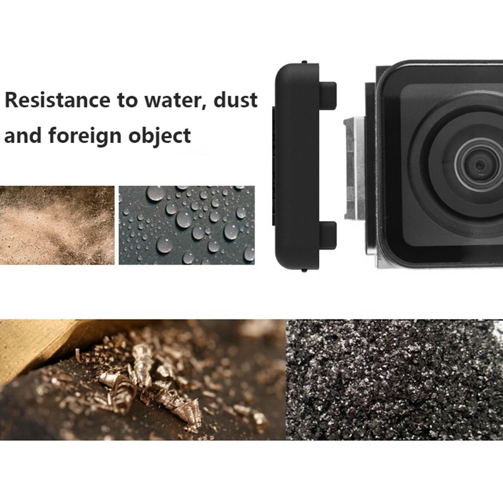 Silicone Camera Lens Dust Cover 2pcs for Insta360 ONE R 4K/360° Panorama Camera