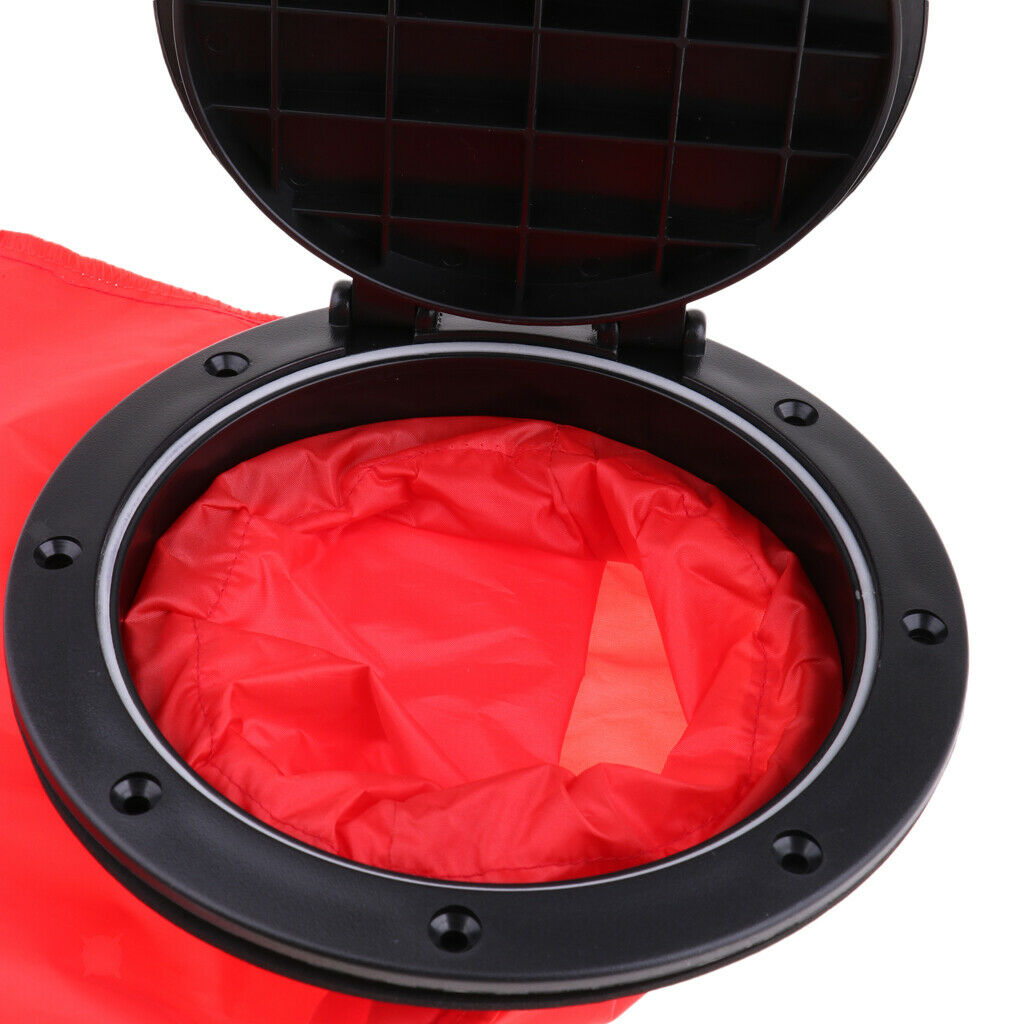 8'' Marine Deck Plate Kit, Round Non Slip Inspection Hatch Cover with Nylon