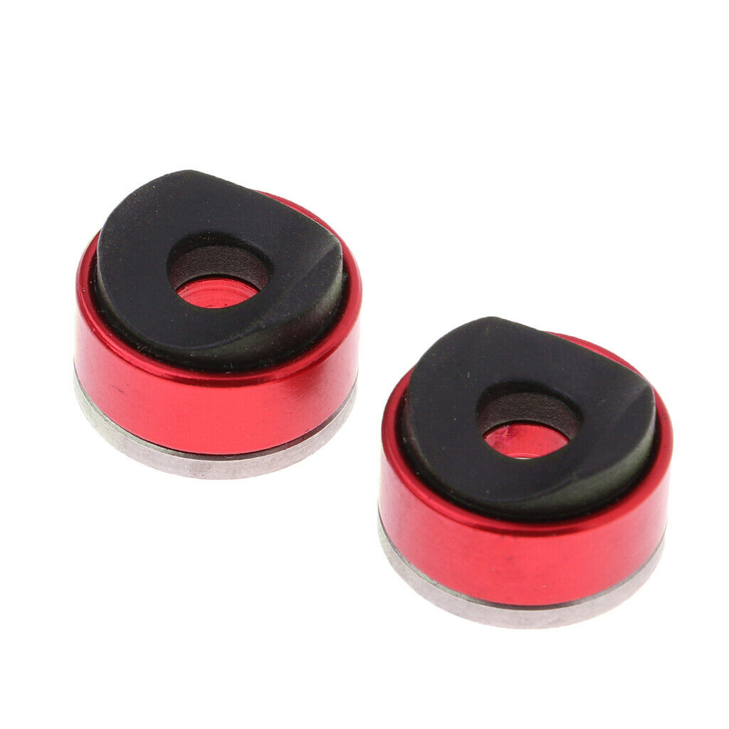 2 Pieces Bike Quick Release Clip Bolt Lever Slider Wheel Hub Skewers Parts Red