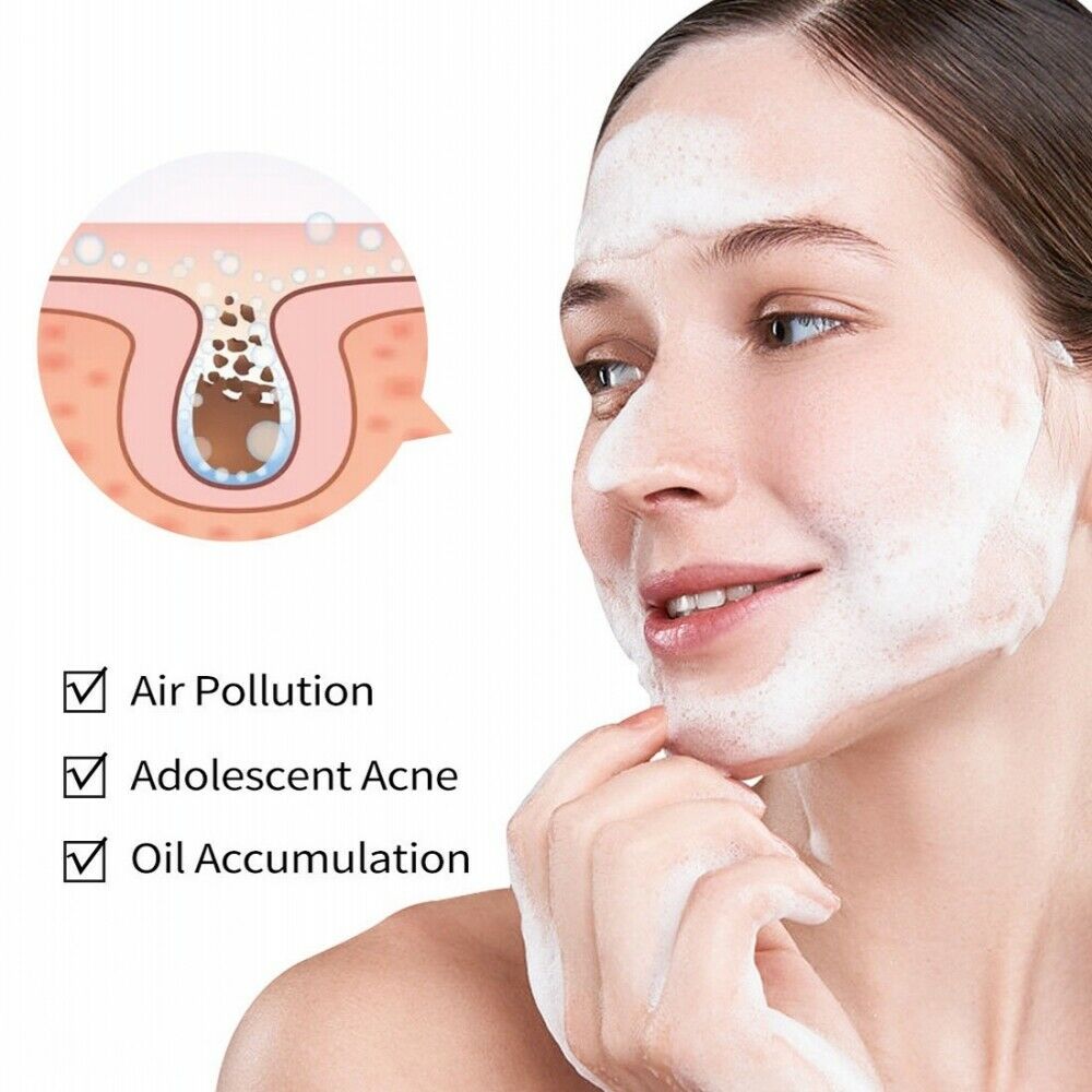 40g Vitamin C Facial Cleanser Acne Oil Control Firming Skin Care Deeply Clean