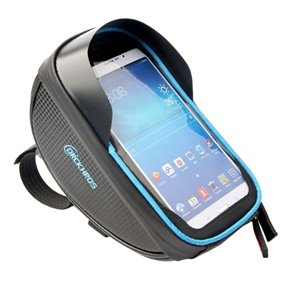 Bicycle Frame Pannier Bag Front Tube Bag Cycling Cellphone Frame Bag C