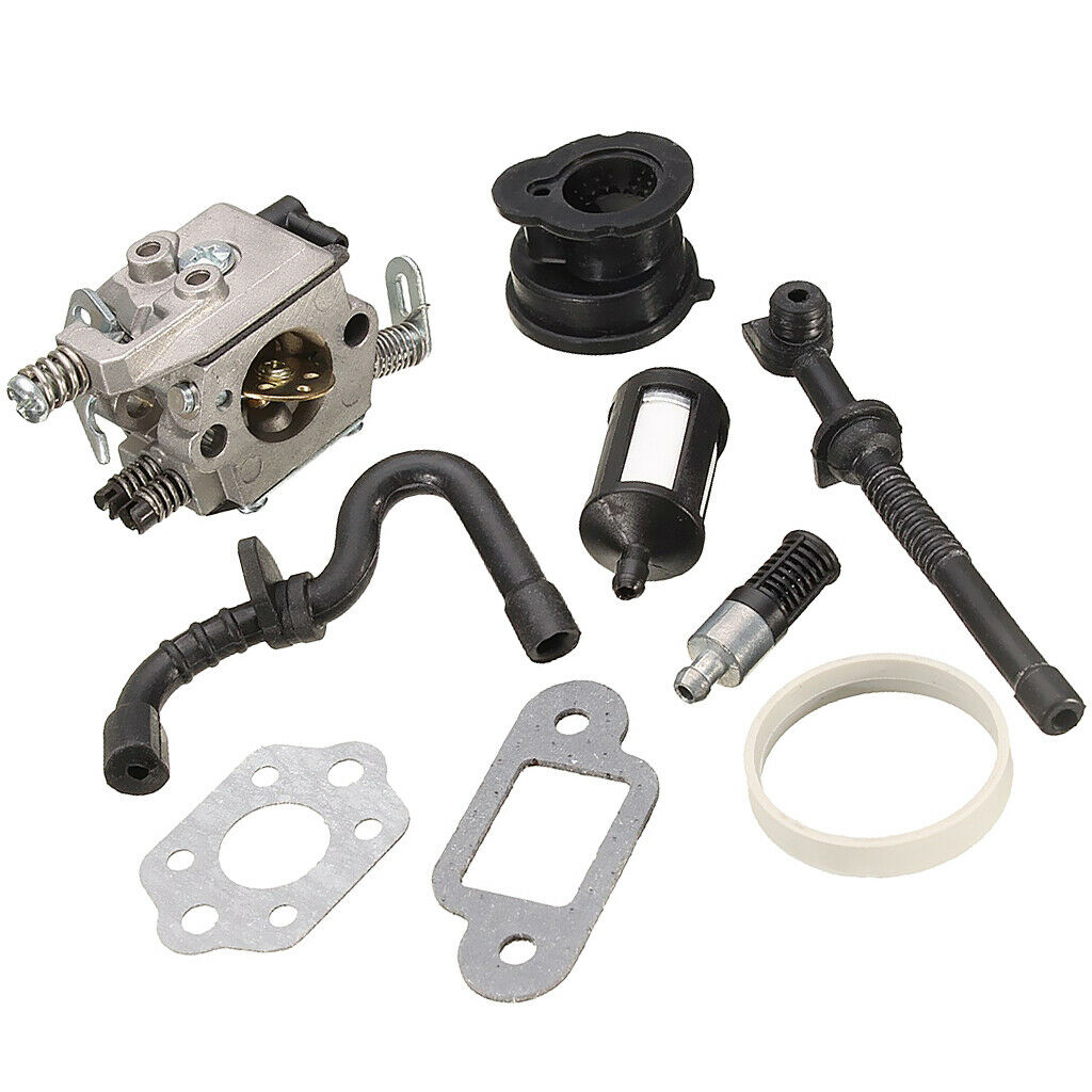 Air Filter Carburetor w/Gasket Fuel Line Filter Kit for STIHL MS180 Chainsaw