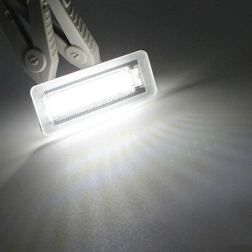 2pcs LED Licence Number Plate Light Lamp For Smart Fortwo Coupe W450 2004-2007