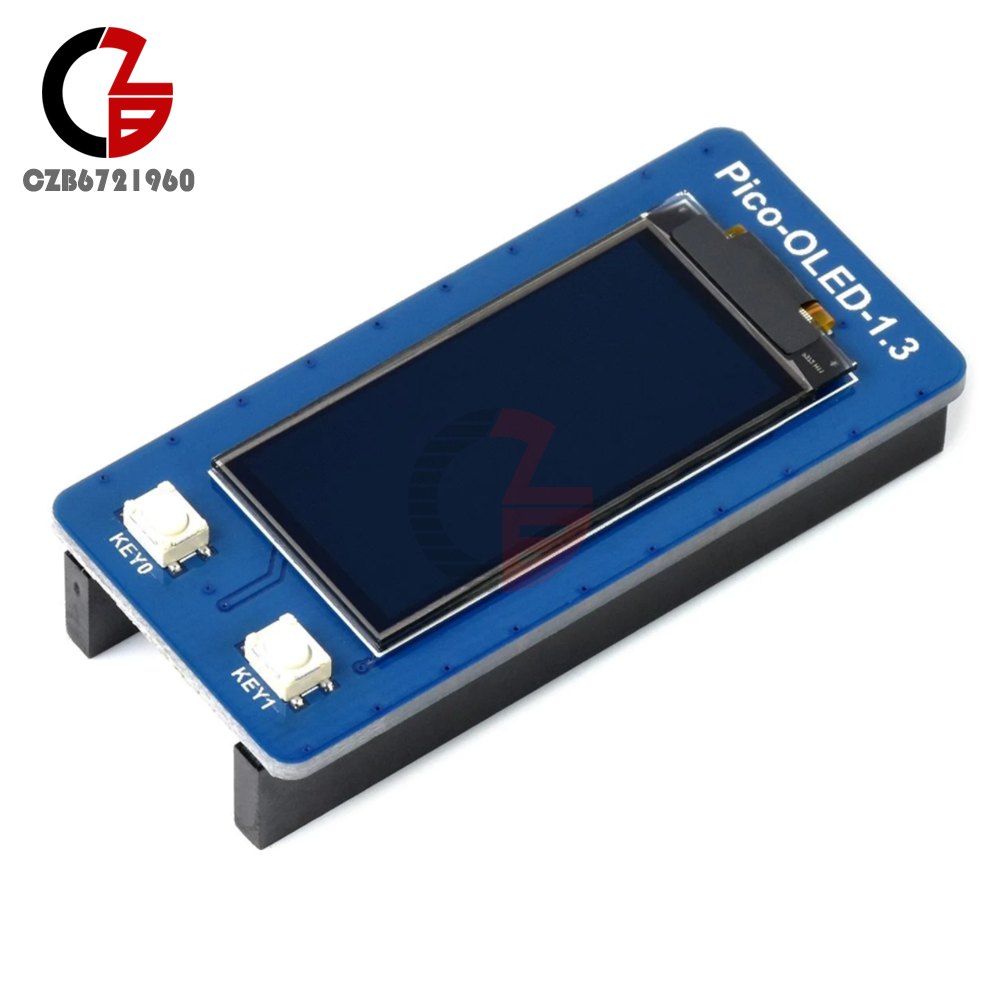 1.3inch OLED Display Module For Raspberry Pi Pico 64×128 SPI/I2C SH1107 By Seeed
