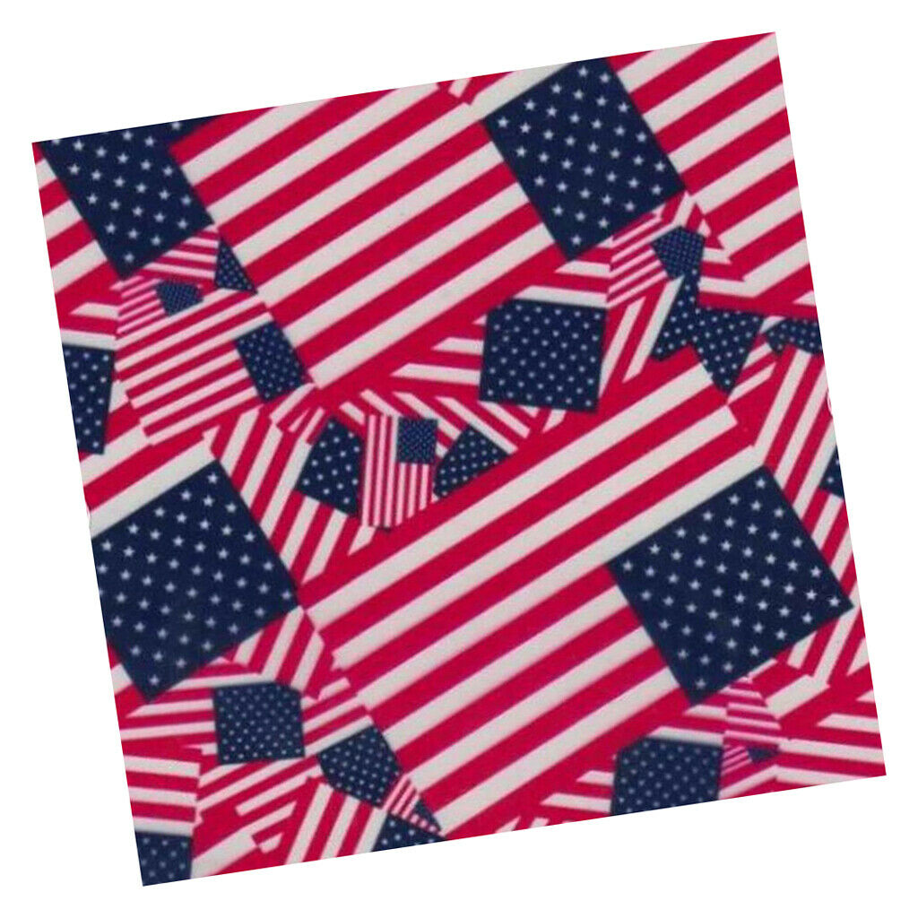 Hydrographic Water Transfer Printing Film Hydro Dipping Kit 0.5 x 1m US Flag