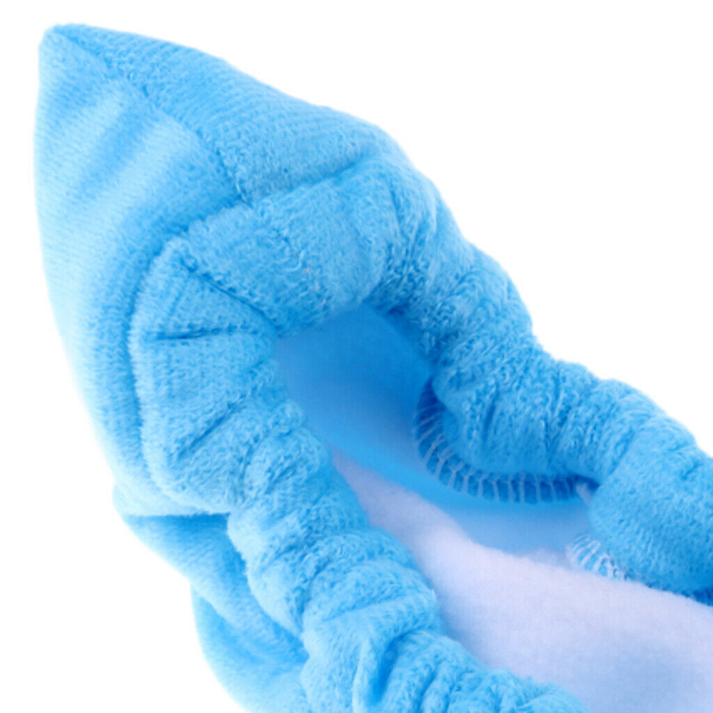 Hockey Skate Blade Covers Guards Soakers Absorbent Light Blue One Size