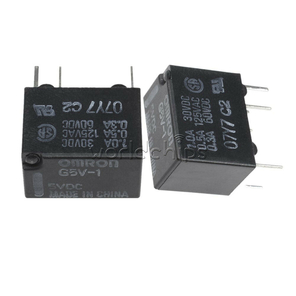 5V Relay G5V-1-5VDC Signal Relay 6 PINs for Omron Relay 6Pin 5V
