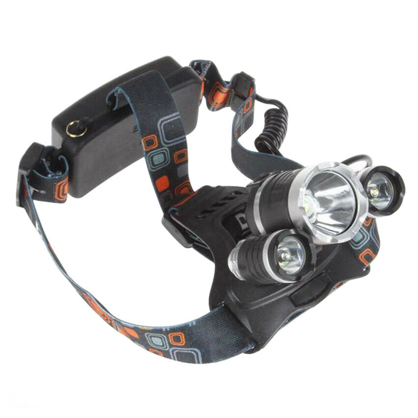 3000Lm LED Headlamp Rechargeable Head Light Flashlight Torch Lamp  Head Light