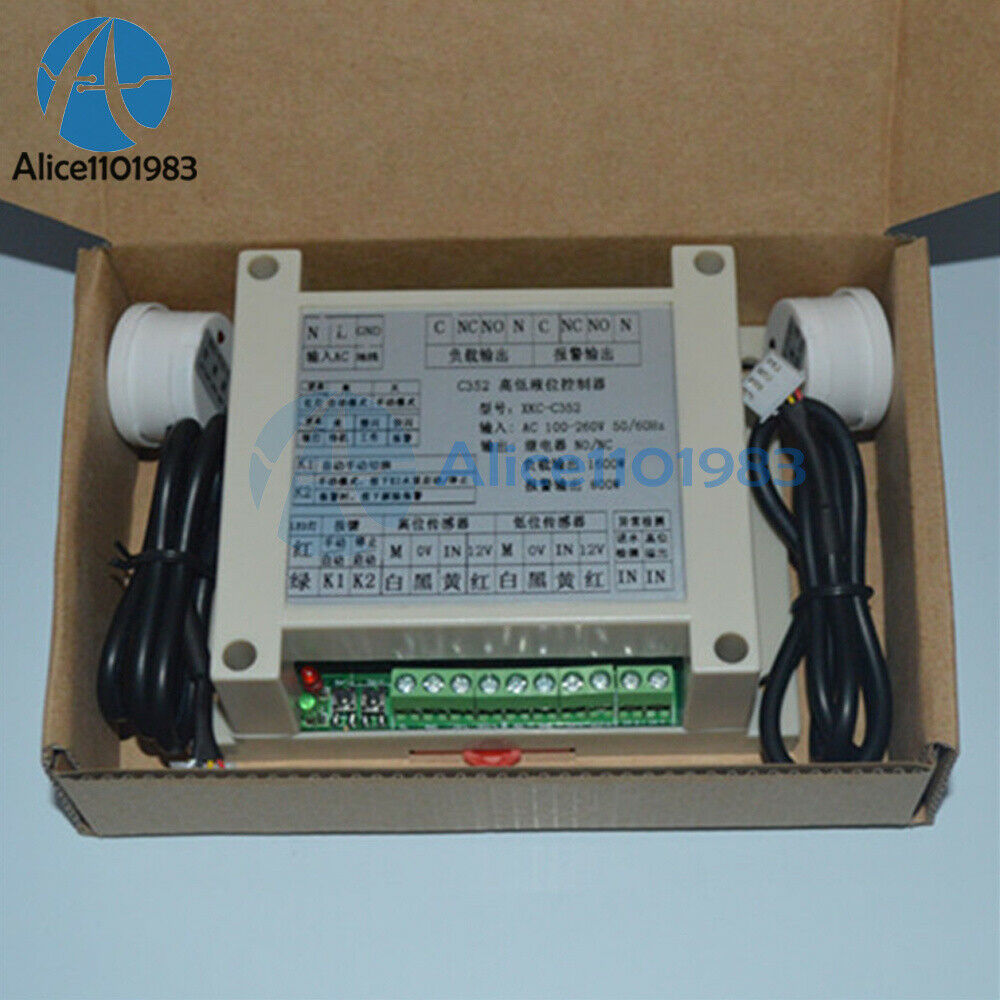 XKC-C352-2P Automatic High and Low Liquid Level Sensor Controller Non-Contact