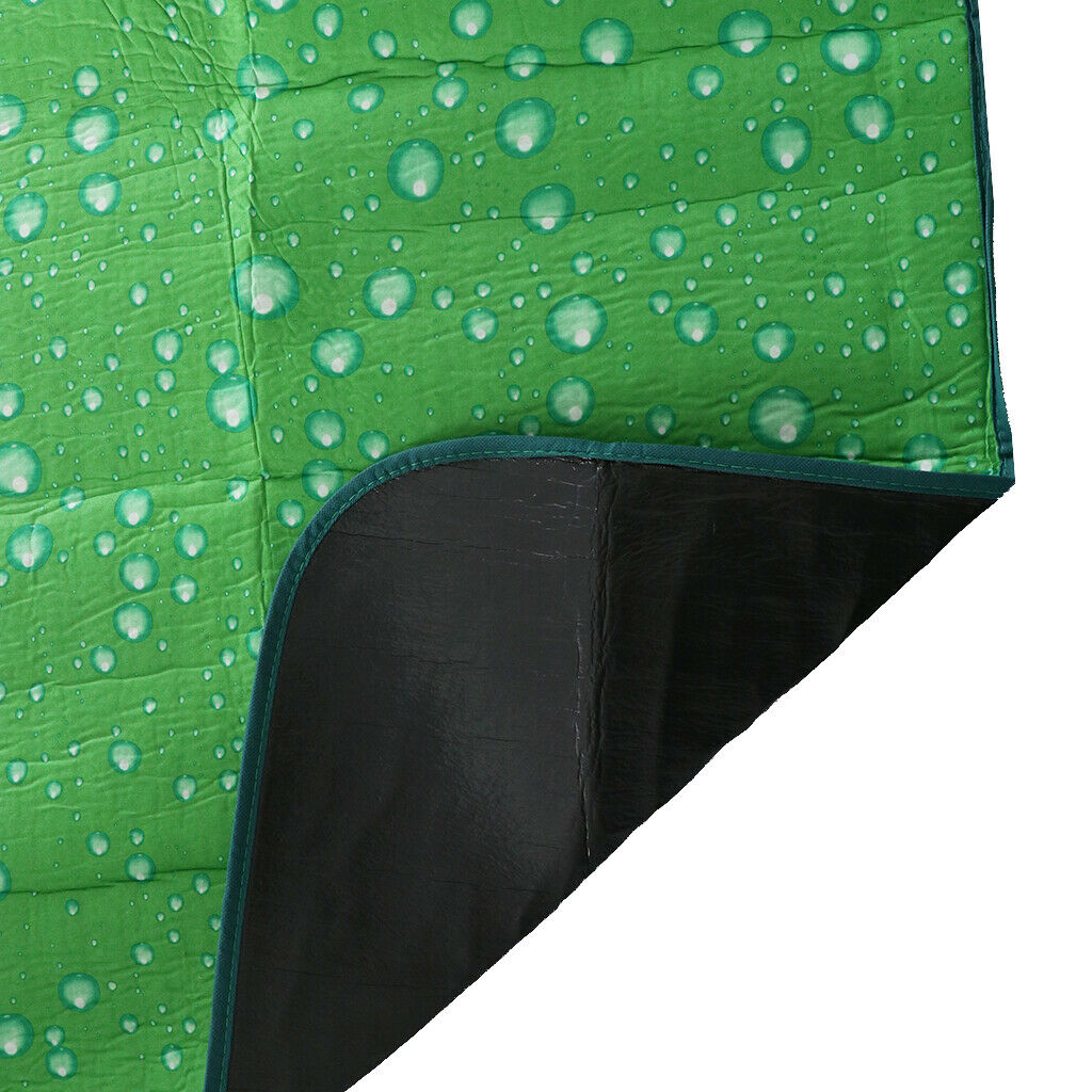 180 x 145cm Tent Moisture-proof Pad Beach/ Camping/ Picnic Mat Green