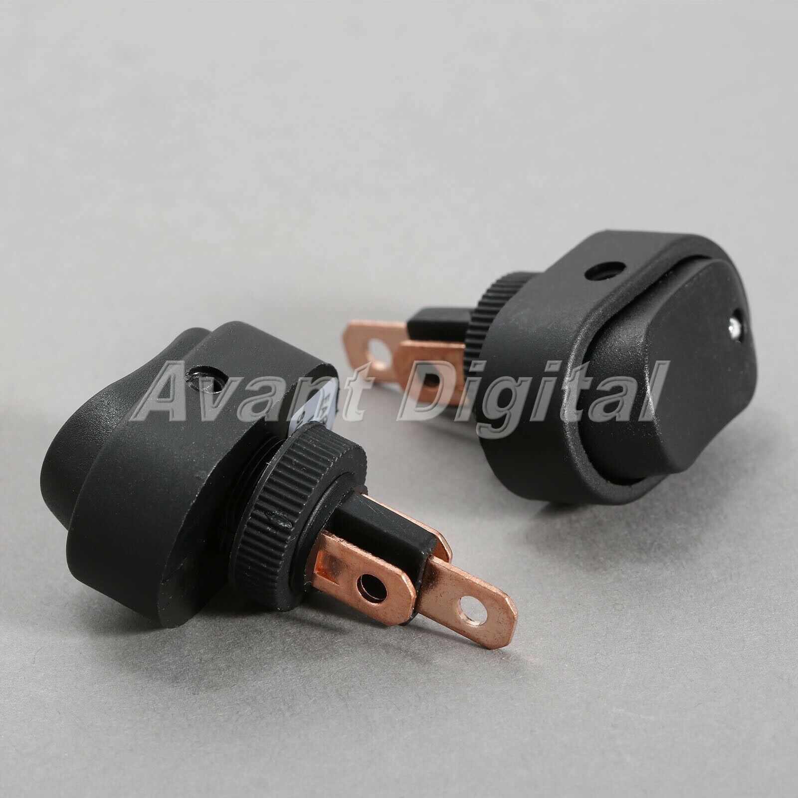5x Car Motorcycle Blue LED Spot Light ON OFF Boat Auto Rocker Toggle SPST Switch