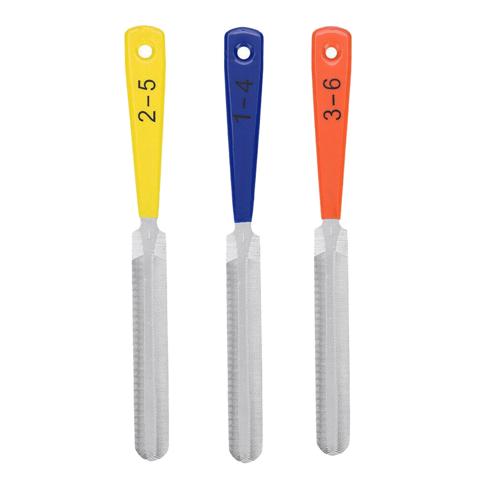 3pcs Guitar Gauged Nut Saddle Files Fret Crowning Slot Filing Luthier Tools