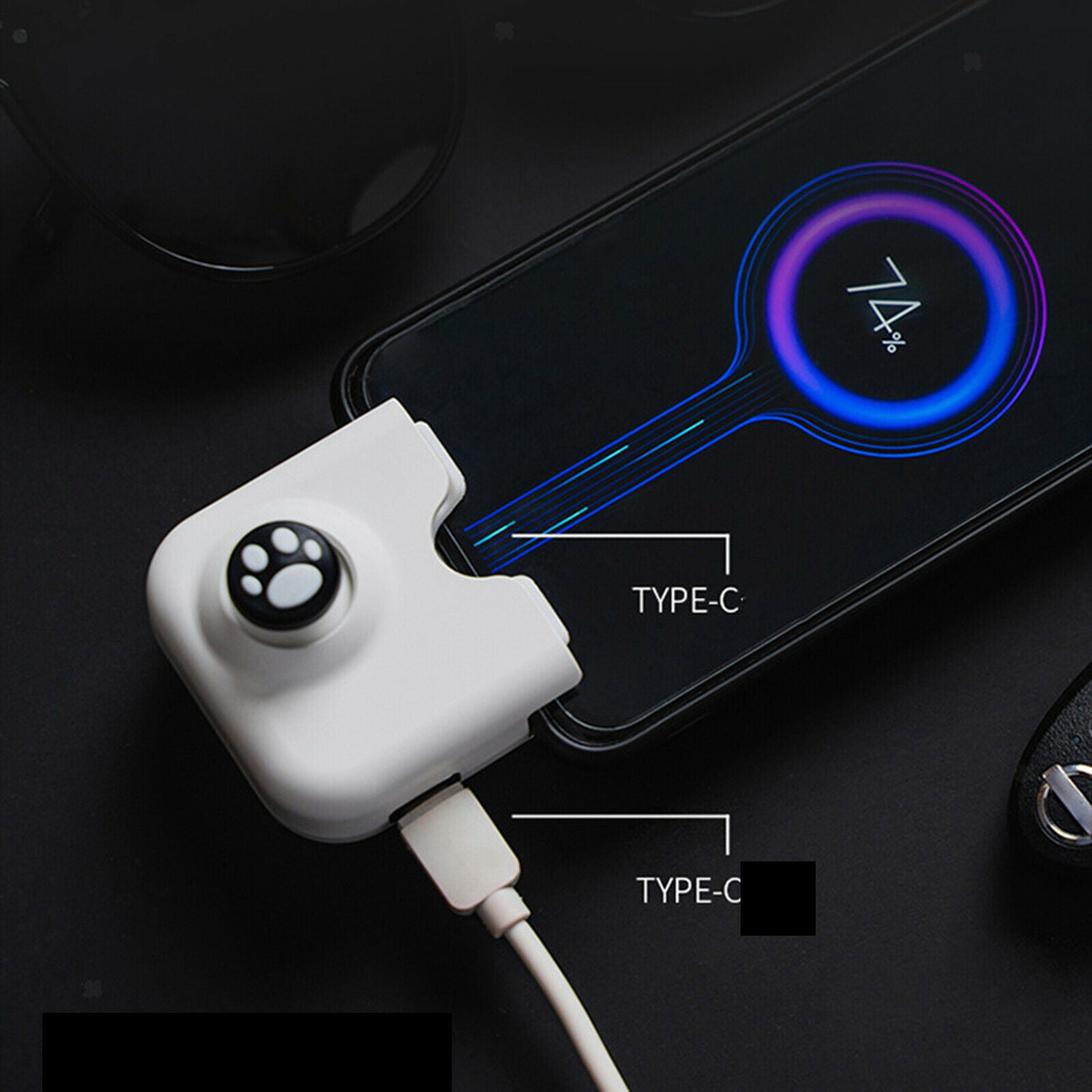 Mobile Game Controller Joystick Move Gaming Auxiliary Artifact for Tablet