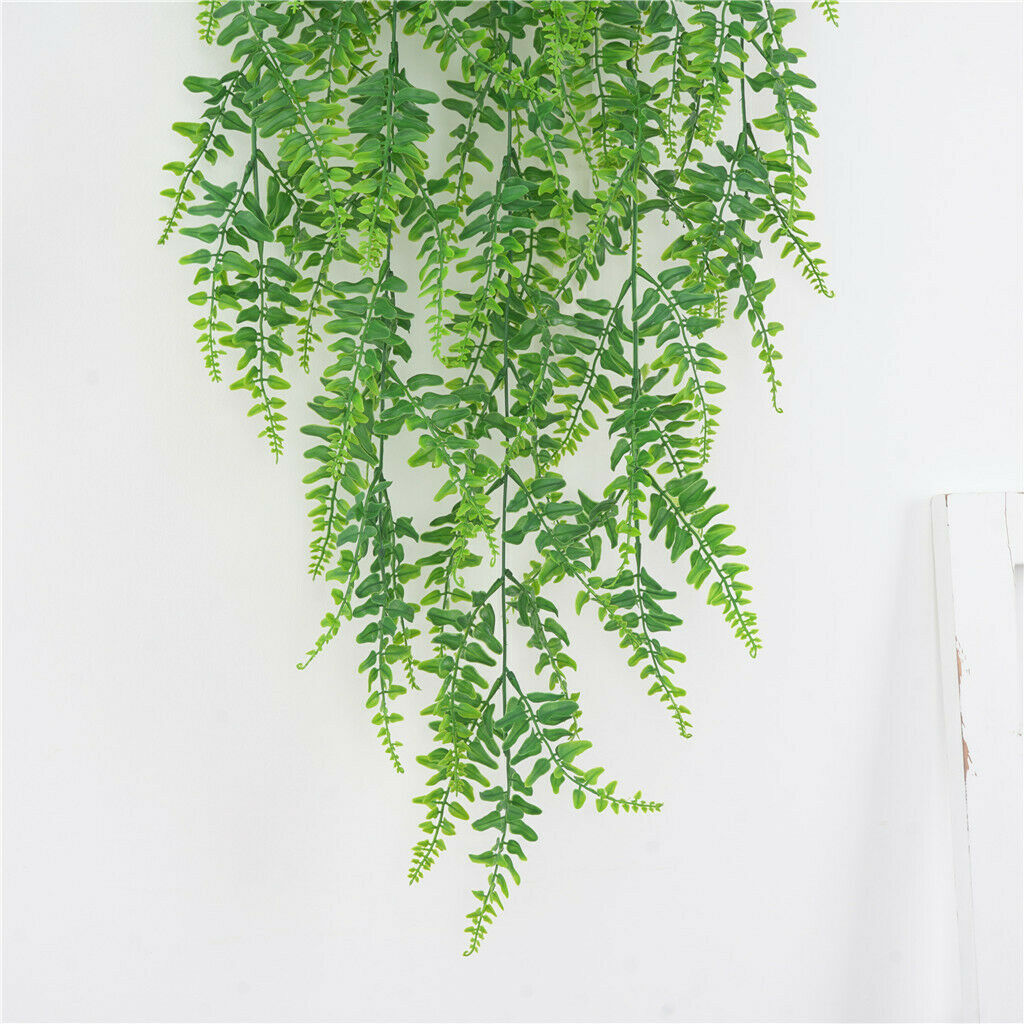 Simulation Flowers and Plants Rattan 48" 5 Heads for Garden Wall Decor