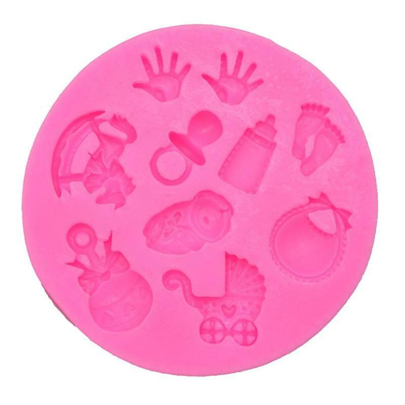 1 PC Baby Silicone Cake Mold Baking Silicone Fondant Candy Mold Baby Feet Shaped