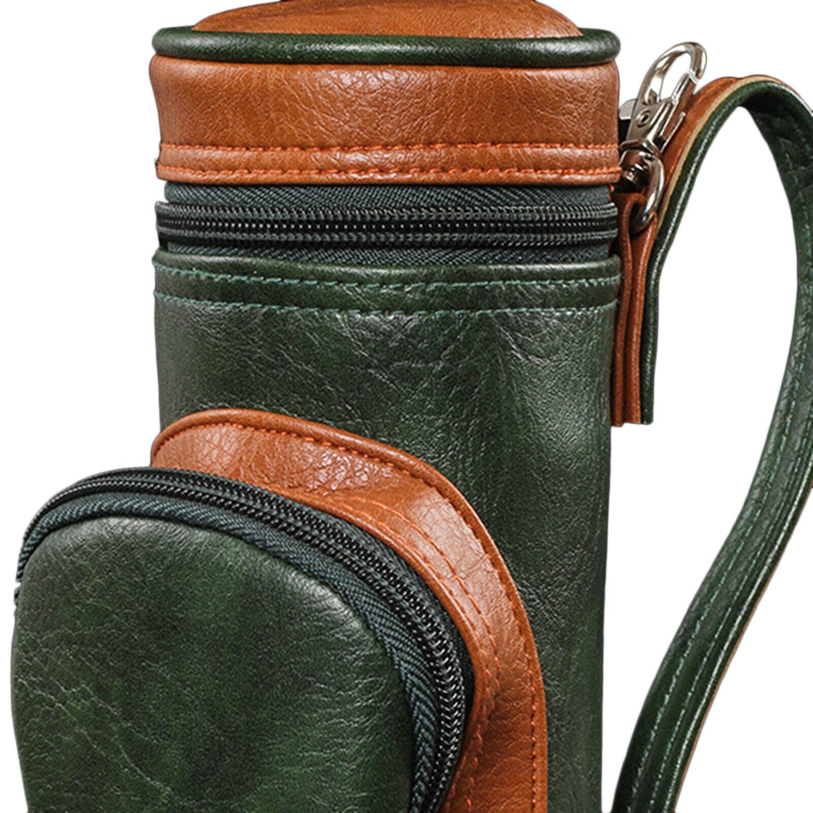 Bag Cigar Holder Case Bag Box W/ Cigar Cutter and Humidifier Gift for Men