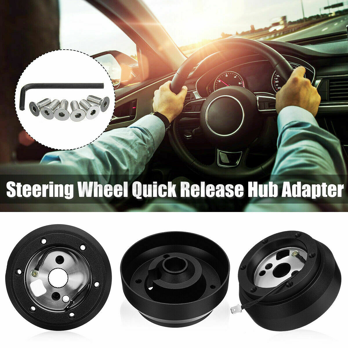 Steering Wheel Hub Adapter Quick Release Kits For Jeep Chevrolet Dodge GM Buick