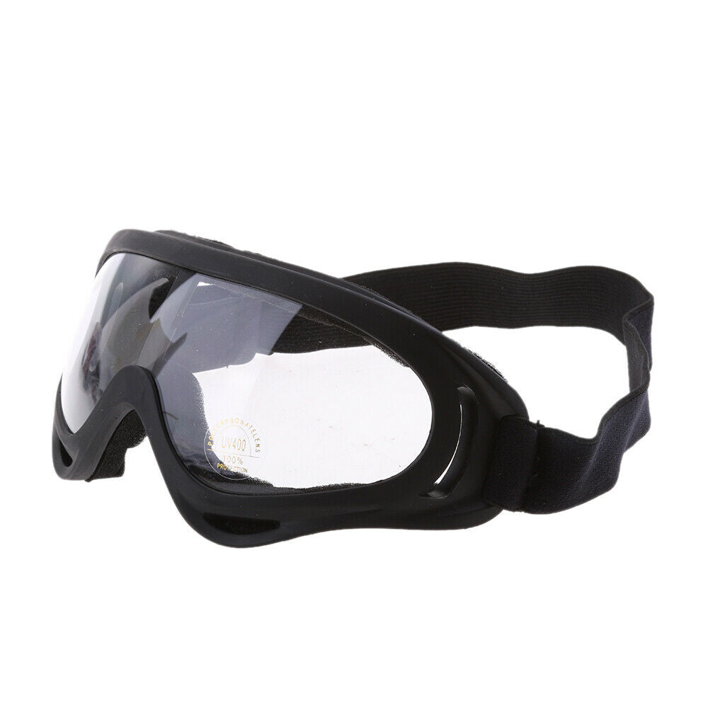 Sports Racing Goggles Eyewear with Clear Lens for Motorcycle ATV Dirt Bike