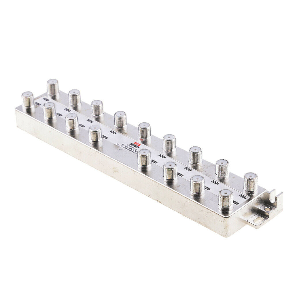 16-Way Vertical Splitter Coaxial 5-2400 MHz HDTV Digital TV Coax