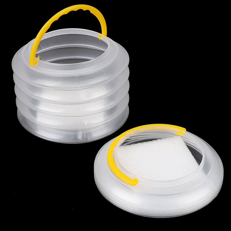 2pcs Foldable Paint Brush Washer With A Sponge Holder Painting Washing Bu.l8