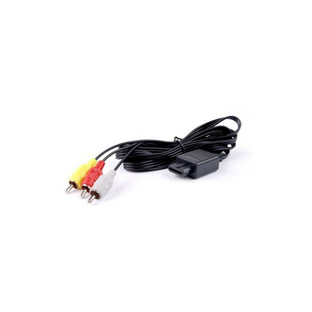 For SNES Nintendo N64 GameCube RCA AV Composite Cable Adapter Audio TV Video