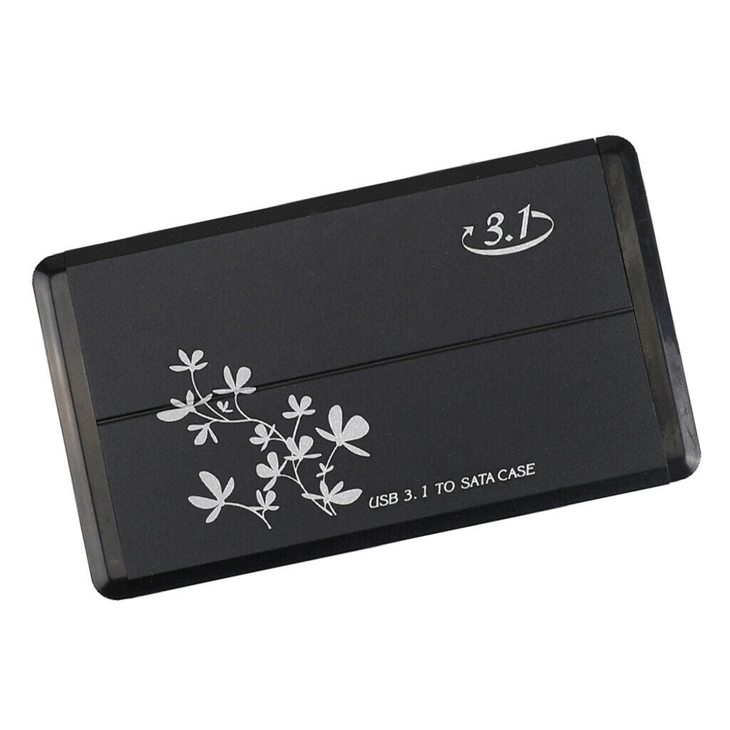 60G USB Type C 3.1 2.5-inch External HDD Hard Drive Enclosure Case, Optimized