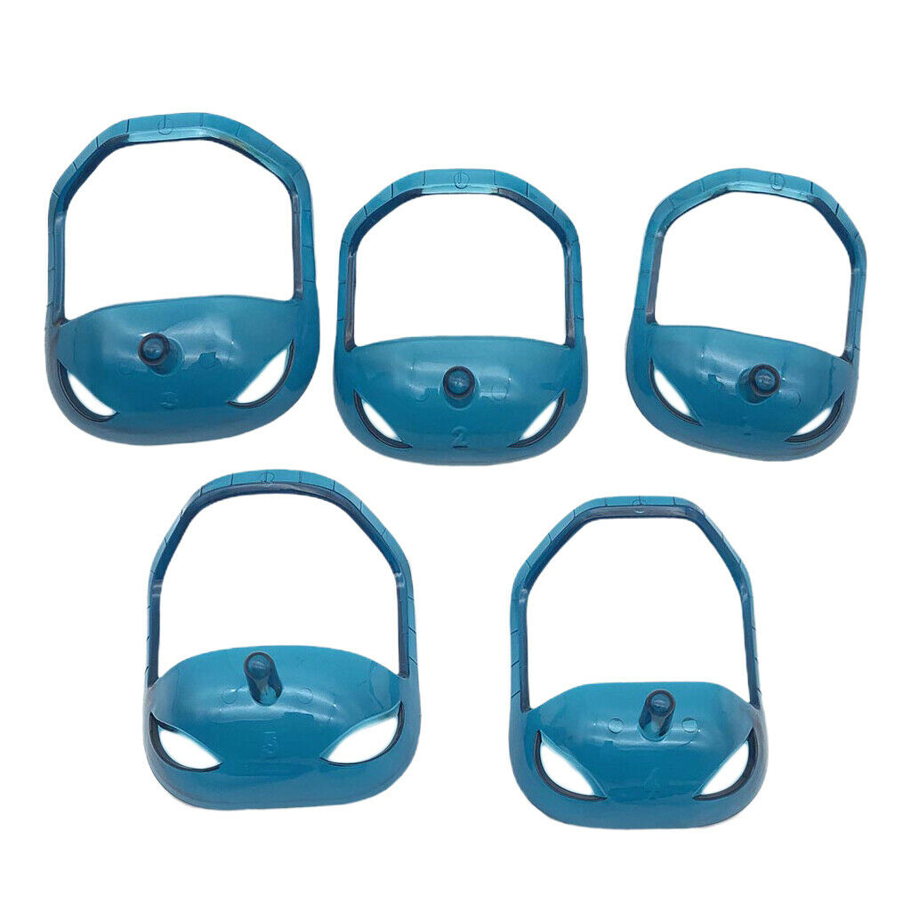 Durable Salon Male   Beard Mustache Styling Grooming Template Tool Blue
