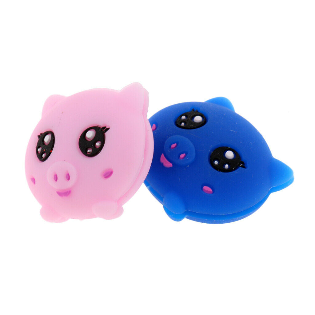 2 Pcs Tennis Racquet Vibration Dampener Shock Absorber - 2 Pig Pattern