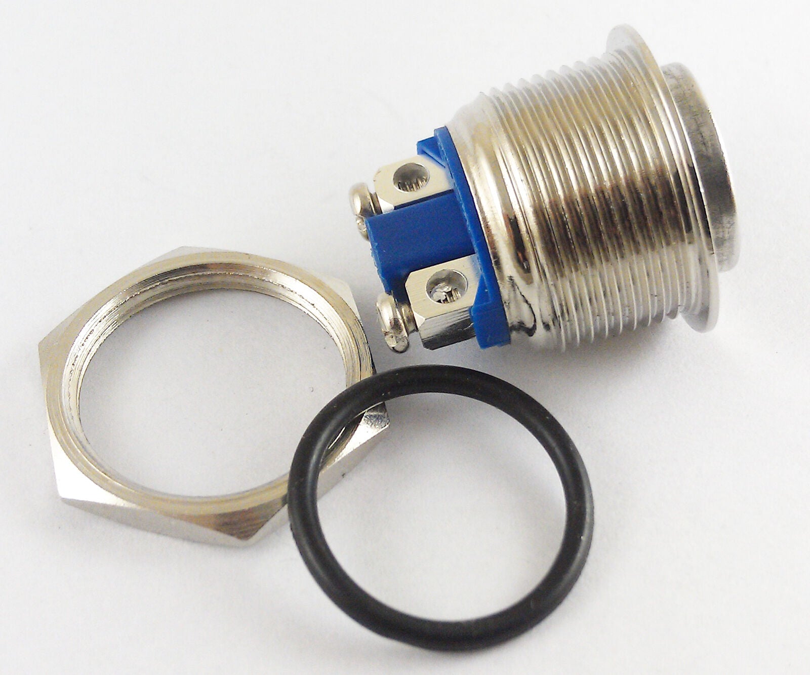 10pcs High Metal Flush Push Button Momentary Horn Waterproof Switch 19mm QN19-A3