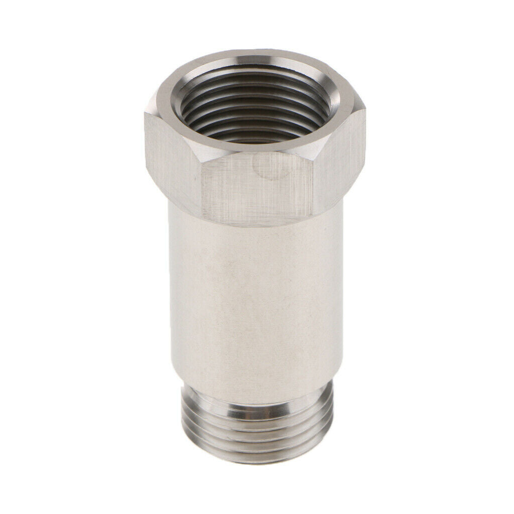 1 Set of Stainless Steel M18x1.5mm O2 Extension Adapter