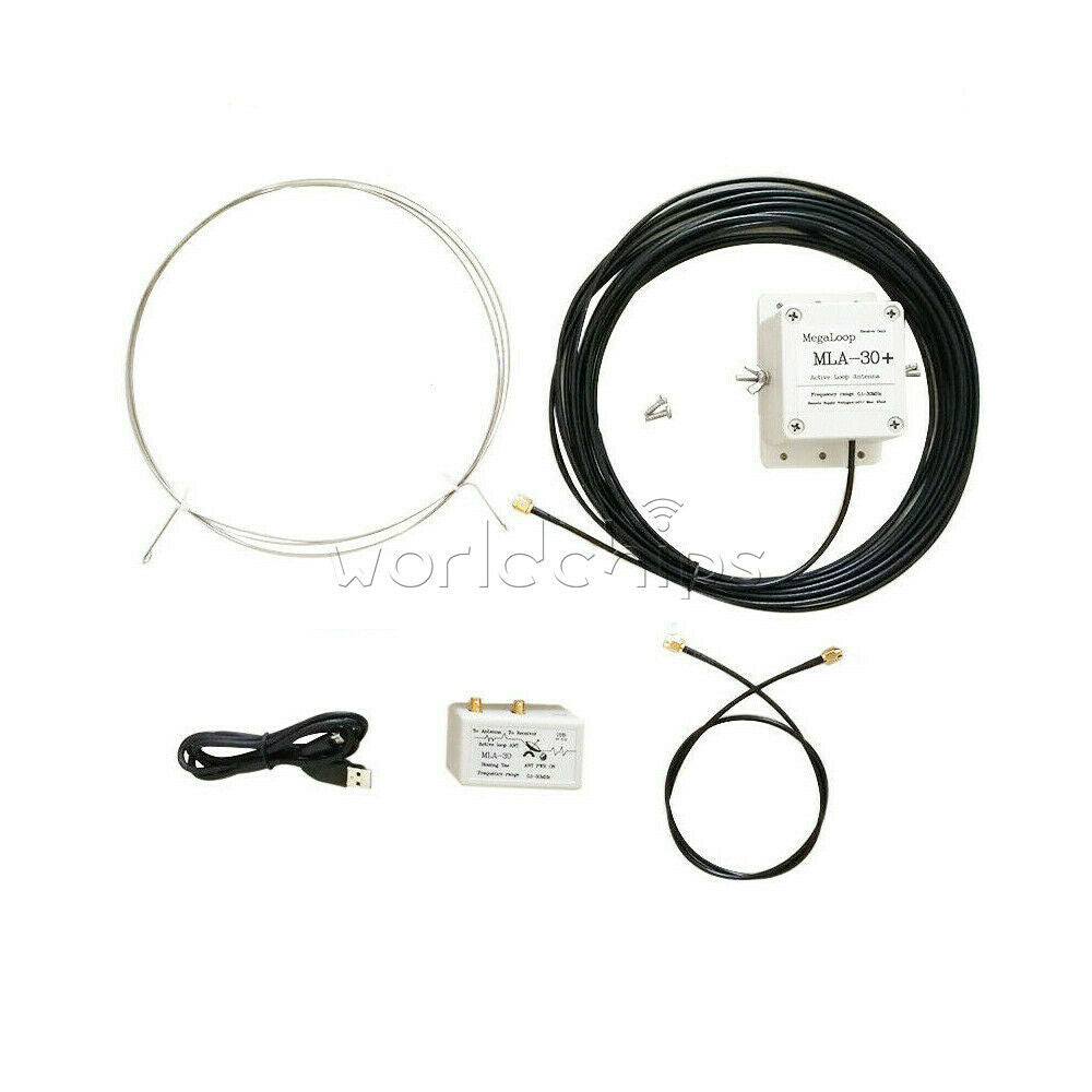 MLA-30+Loop Active Receive Antenna 500kHz - 30MHz High Gain Low Noise Short Wave