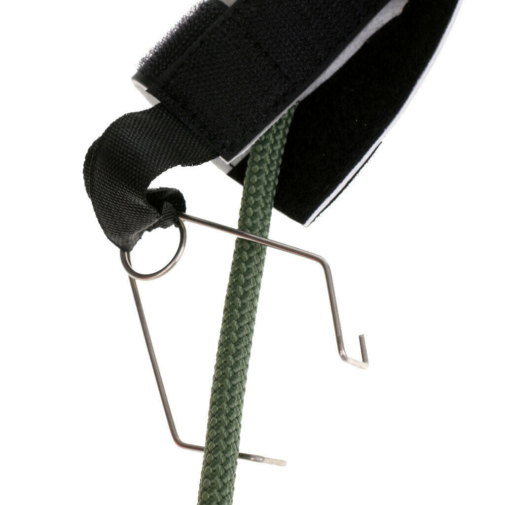 5X 2pcs Stainless Steel Fastener Buckle Clamp Clip For Climbing Rope Protection