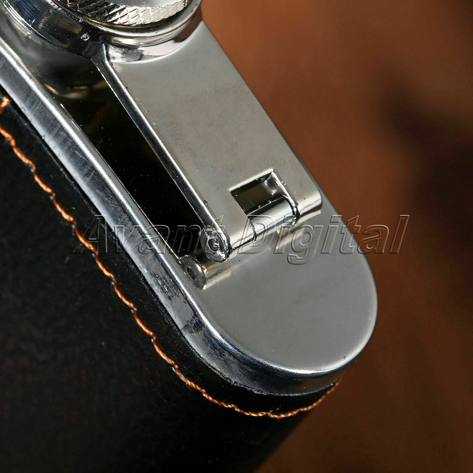 7oz Portable PU Leather Stainless Steel Hip Flask Pocket Liquor Whiskey Flagon