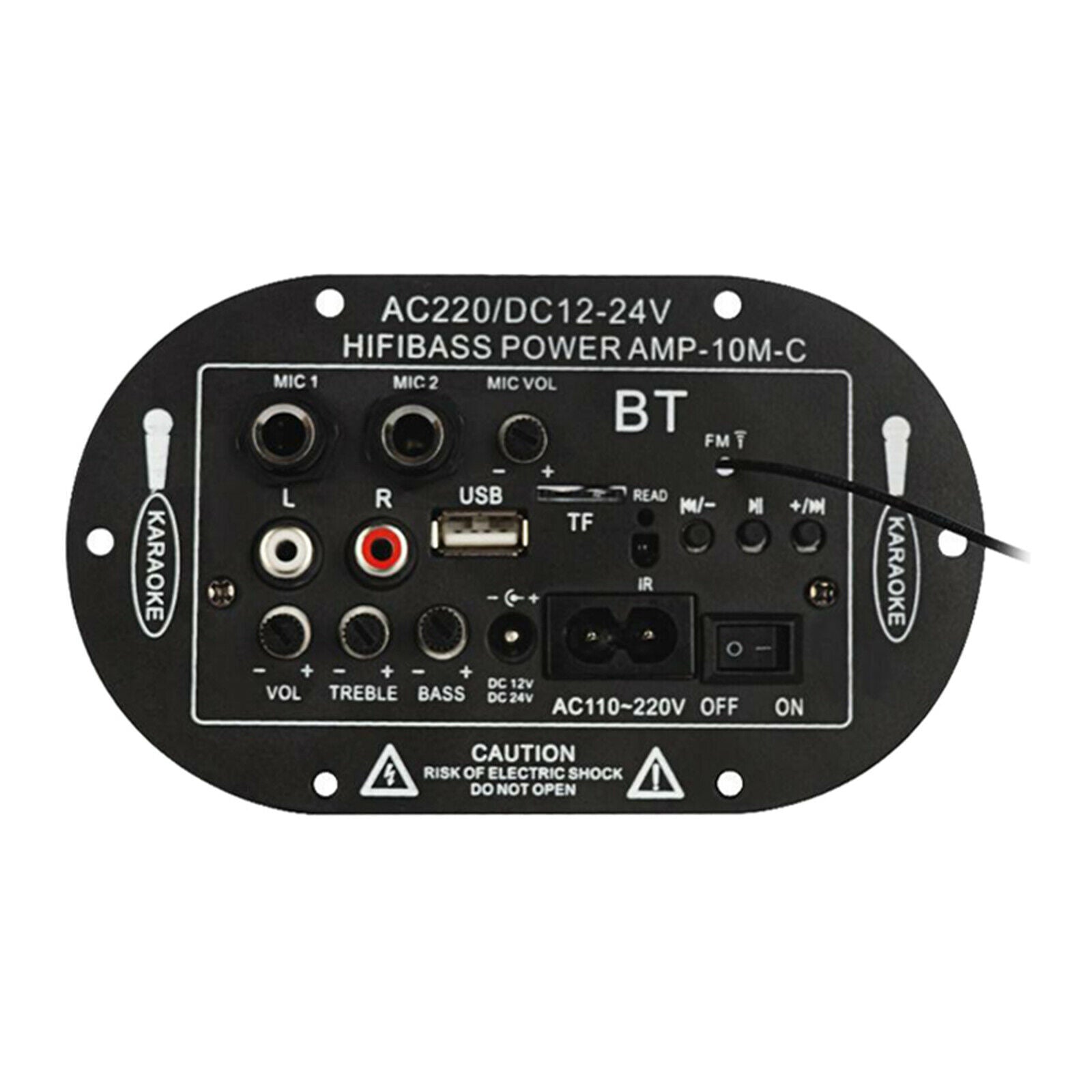 SF-2MIC Home Car Digital 8" / 10" Bluetooth Amplifier Board USB FM TF Player