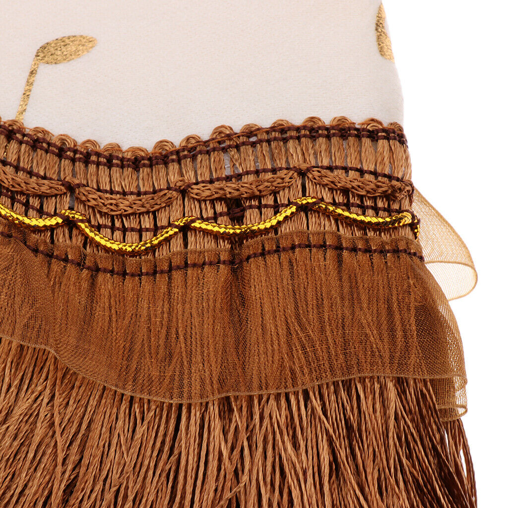 Pleuche Piano Dust Cover Half Piano Tassel Cover Protection Dustproof Cover