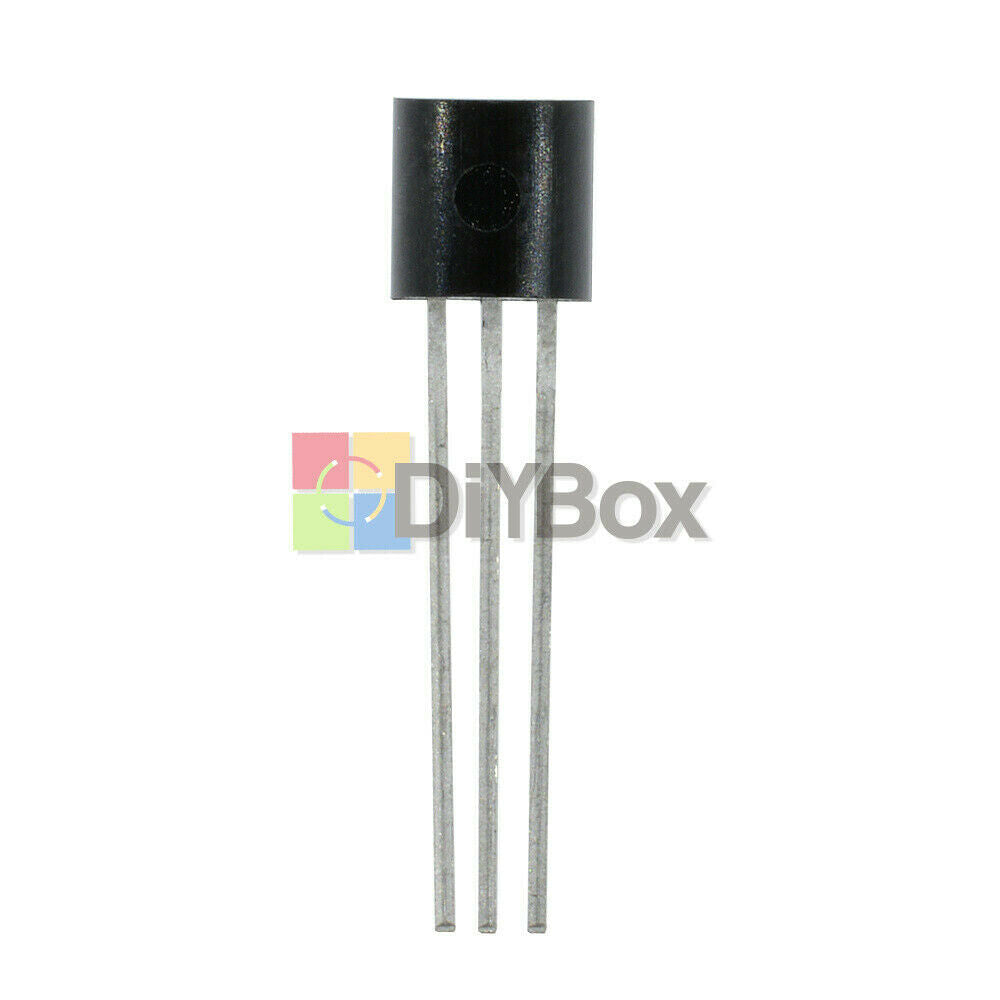 100PC DS18B20 TO-92 9-12bit Dallas Temperature Sensor Thermometer Sensor 3V-5.5V