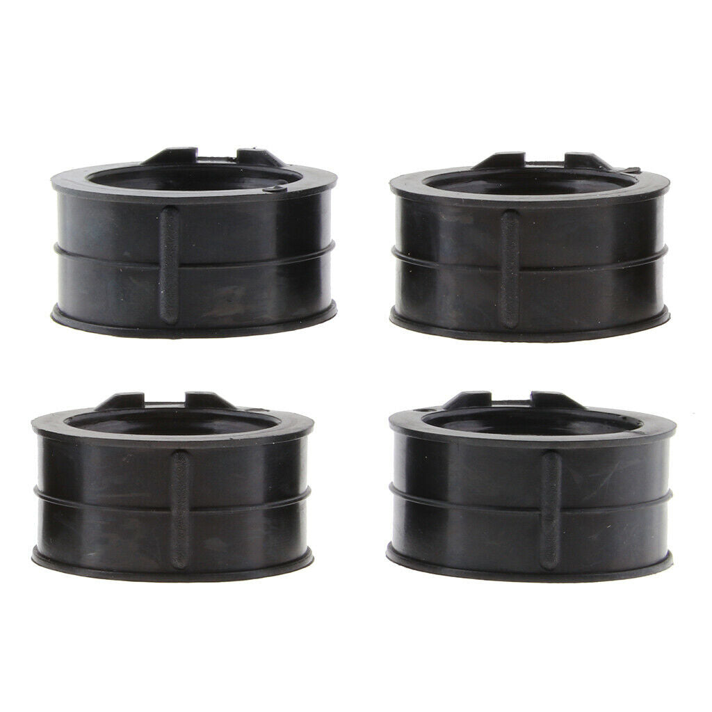 4 Pcs Intake Carburetor Adapter Interface Insulator Glue For Yamaha XJ600